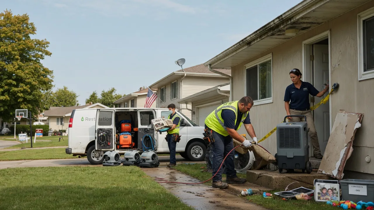 Water Damage Restoration in Burkettsville, OH near me